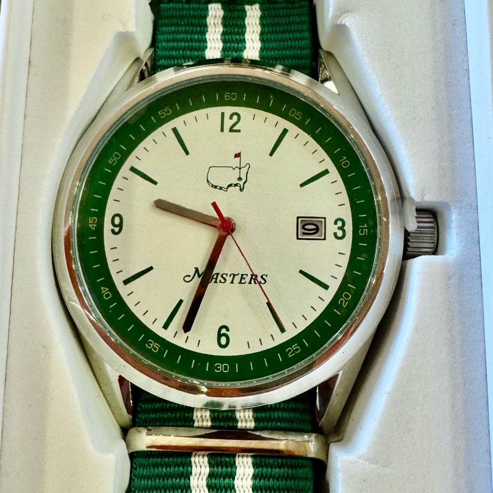 Masters Green and White Sport Watch